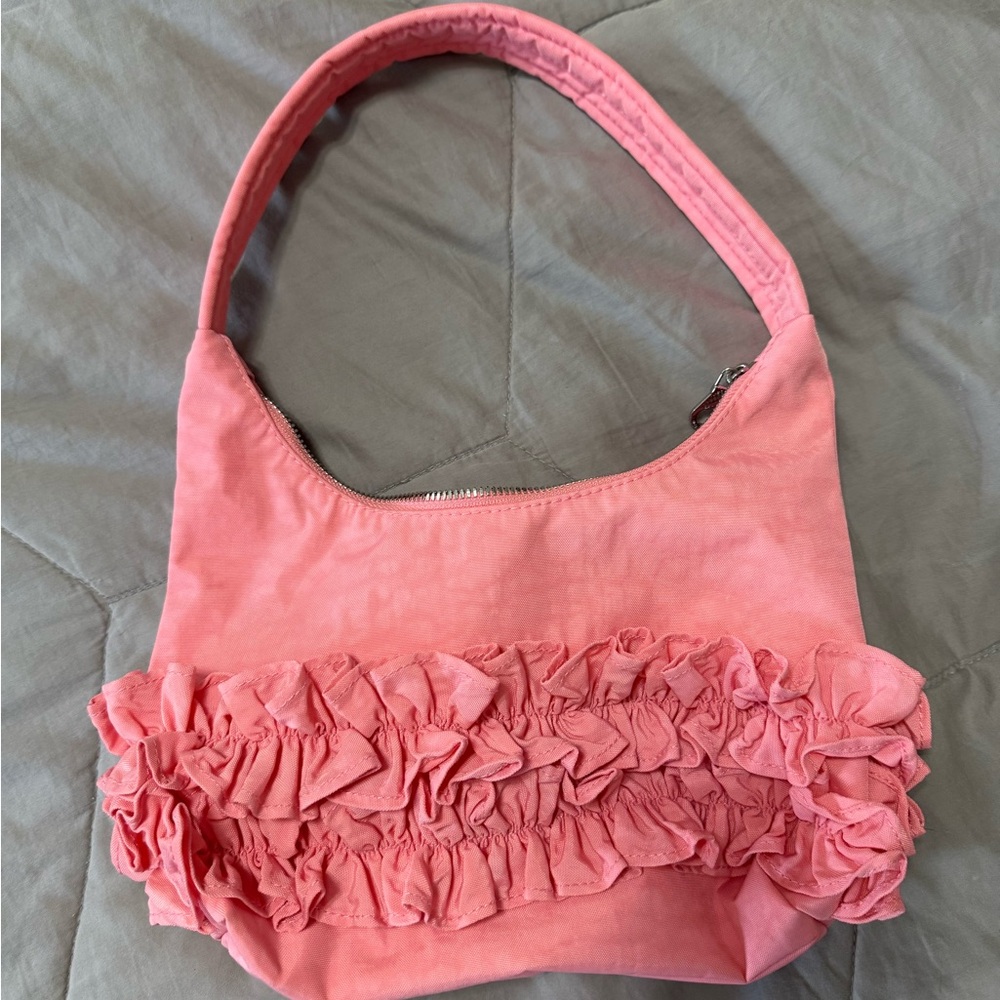NWOT Molly Goddard x BAGGU Small Pink Shoulder Bag